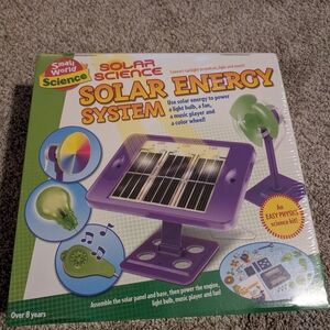 New! Solar Energy System - Purple and Green